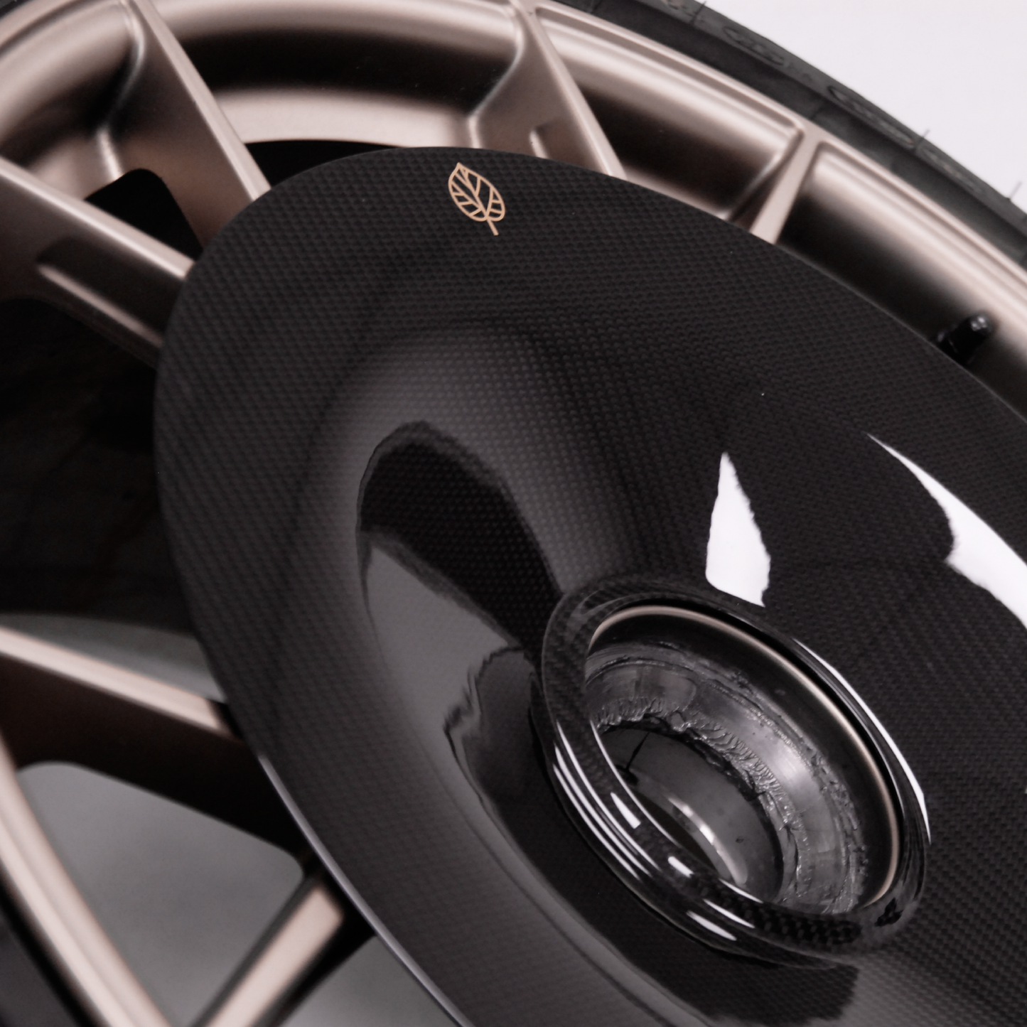 CARBON FIBER AERO DISCS for Porsche 718 GT4 RS - ALU wheels