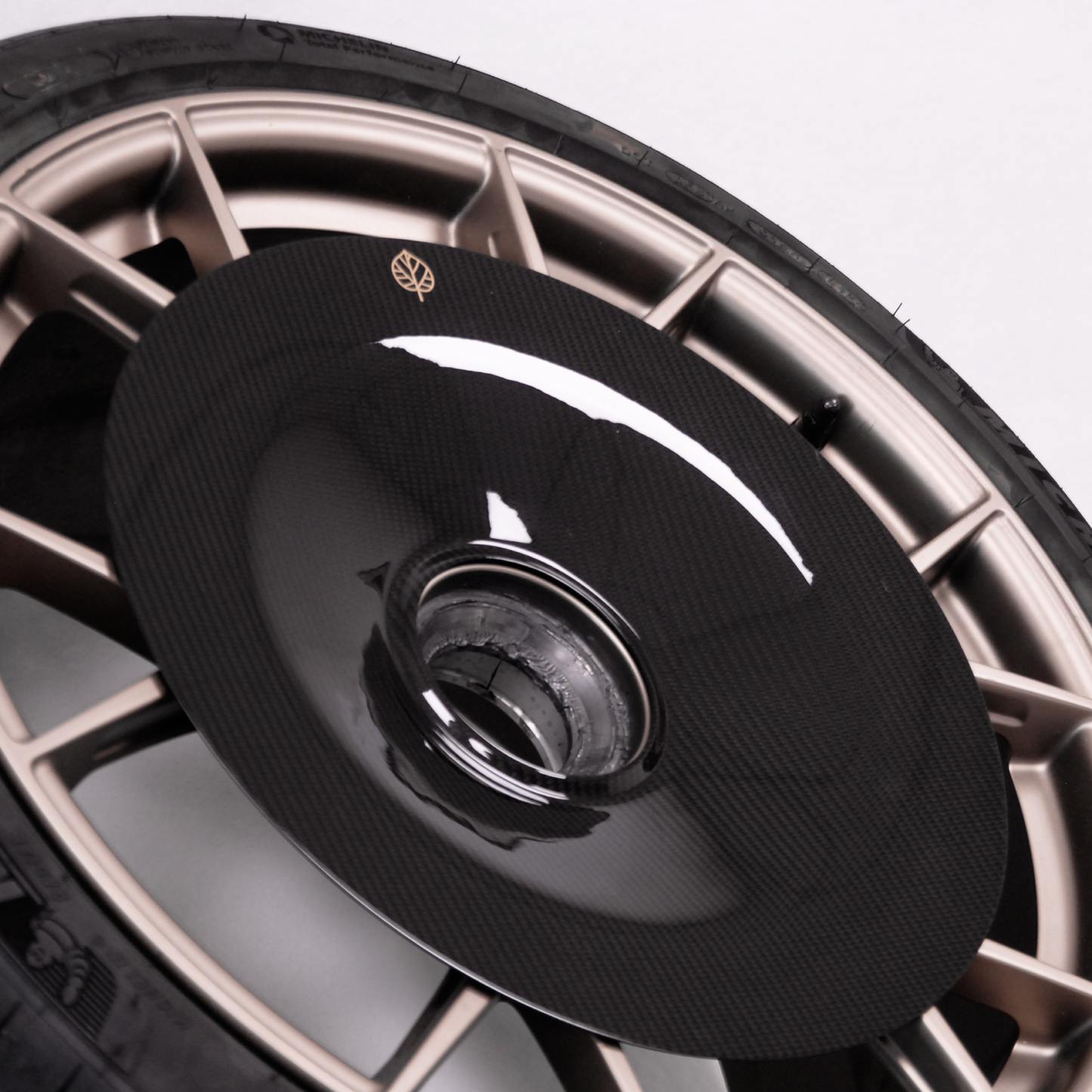 CARBON FIBER AERO DISCS for Porsche 718 GT4 RS - ALU wheels