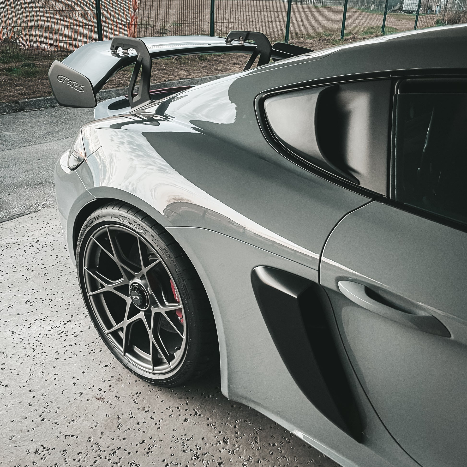 Porsche Cayman GT4 RS Style Carbon Fiber AIR SCOOP Set - Gold Leaf Performance designs premium performance components for high-end vehicles. With expertise in advanced materials and motorsports engineering, we craft aerodynamically optimized parts that enhance both performance and aesthetics. Every product is meticulously crafted to ensure a perfect OEM+ fit and an exceptional driving experience.