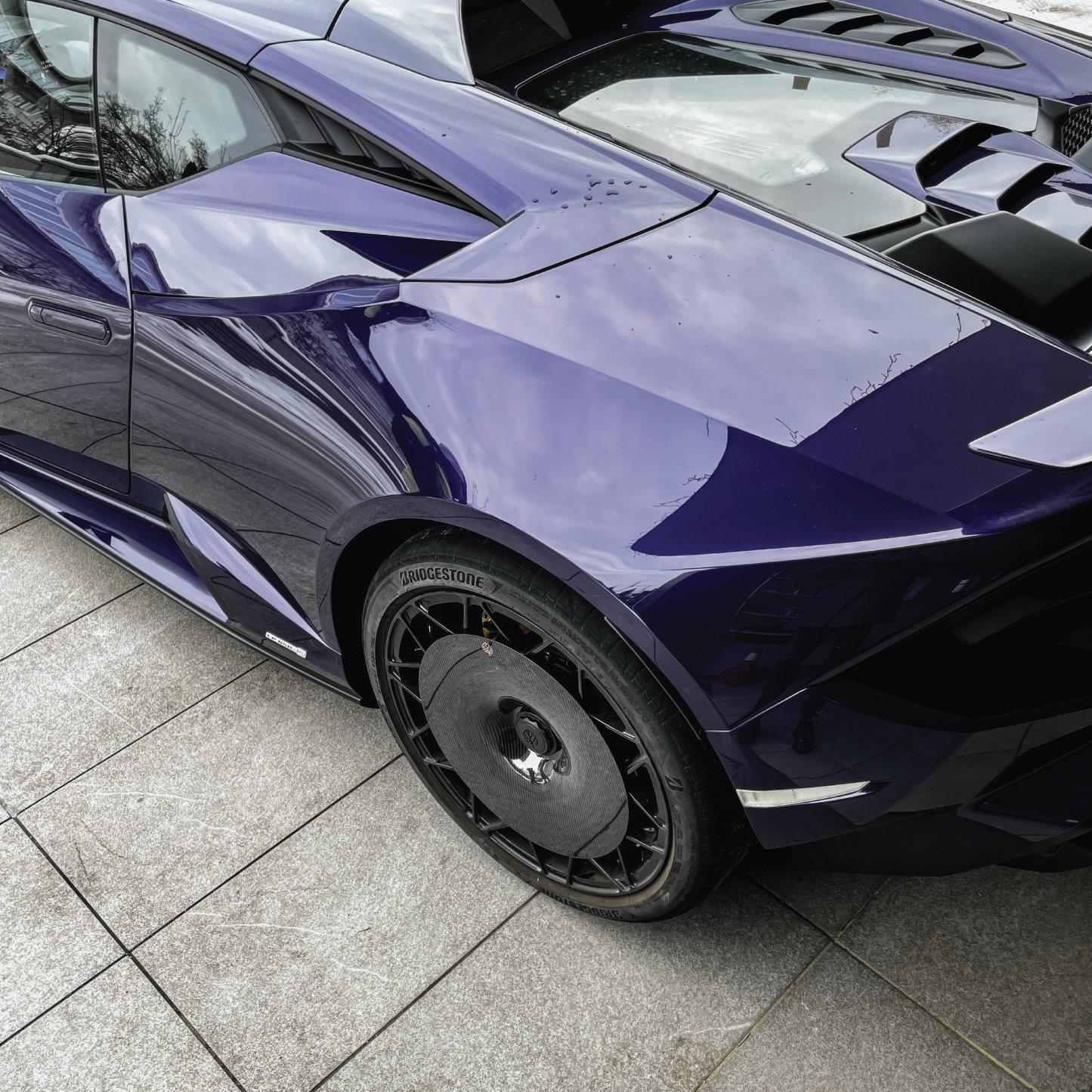CARBON FIBER AERO DISCS [EVO] for Lamborghini Huracan LP 640-2 Tecnica