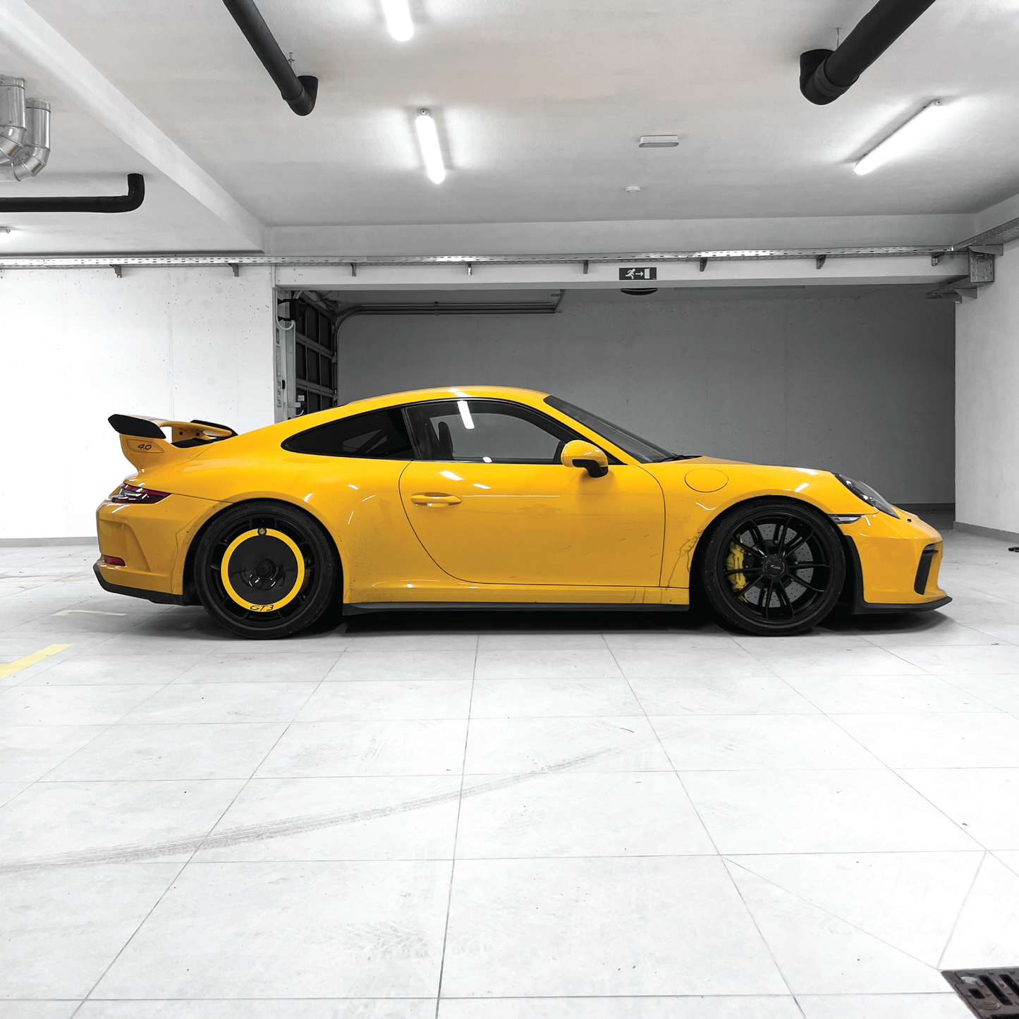 CARBON FIBER AERO DISCS [EVO] for Porsche 911 GT3 (991.2) - ALU wheels