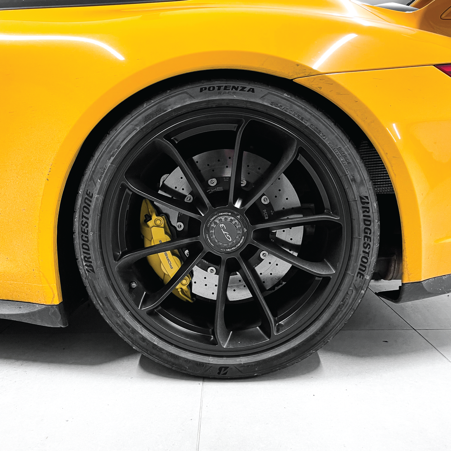 CARBON FIBER AERO DISCS [EVO] for Porsche 911 GT3 (991.2) - ALU wheels