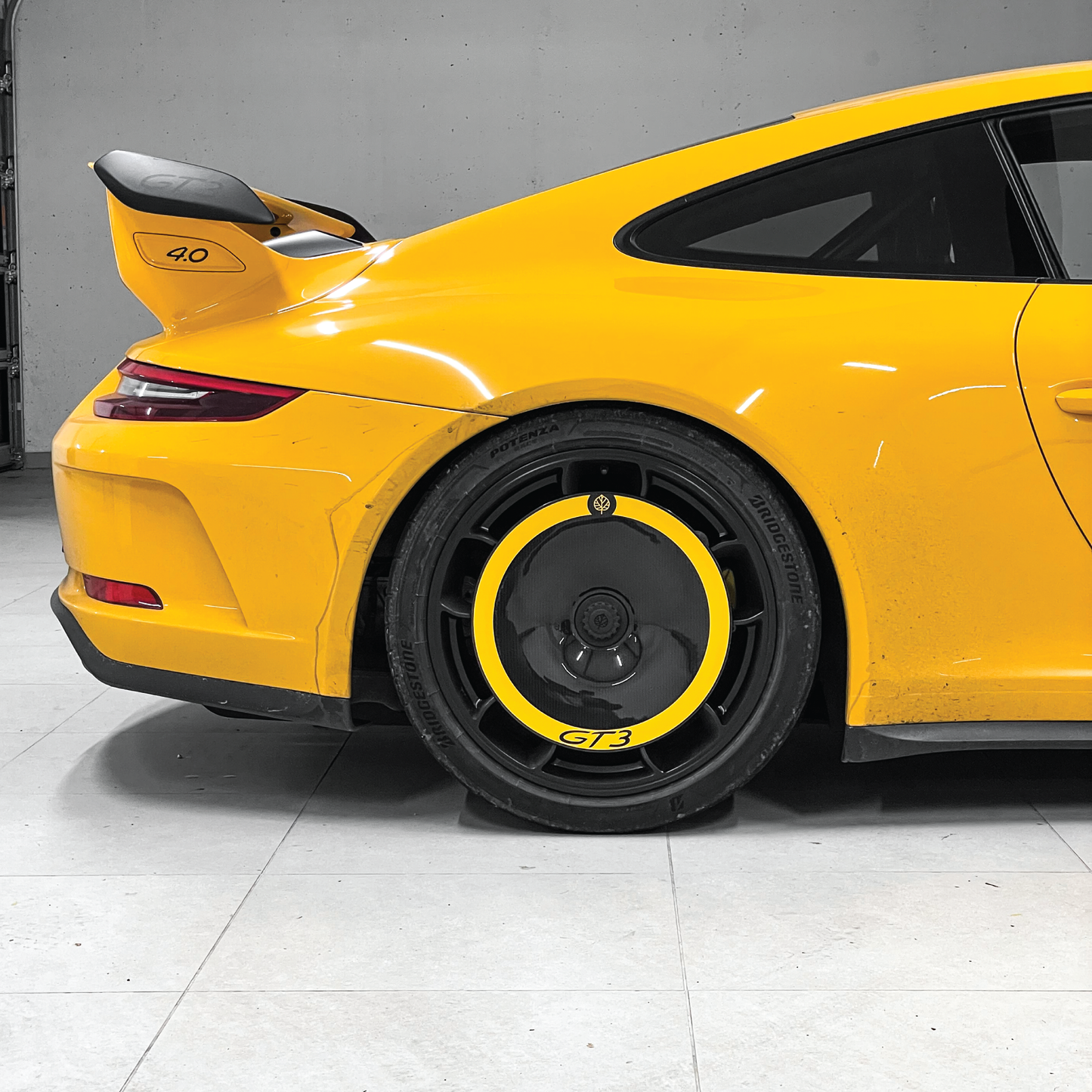 CARBON FIBER AERO DISCS [EVO] for Porsche 911 GT3 (991.2) - ALU wheels