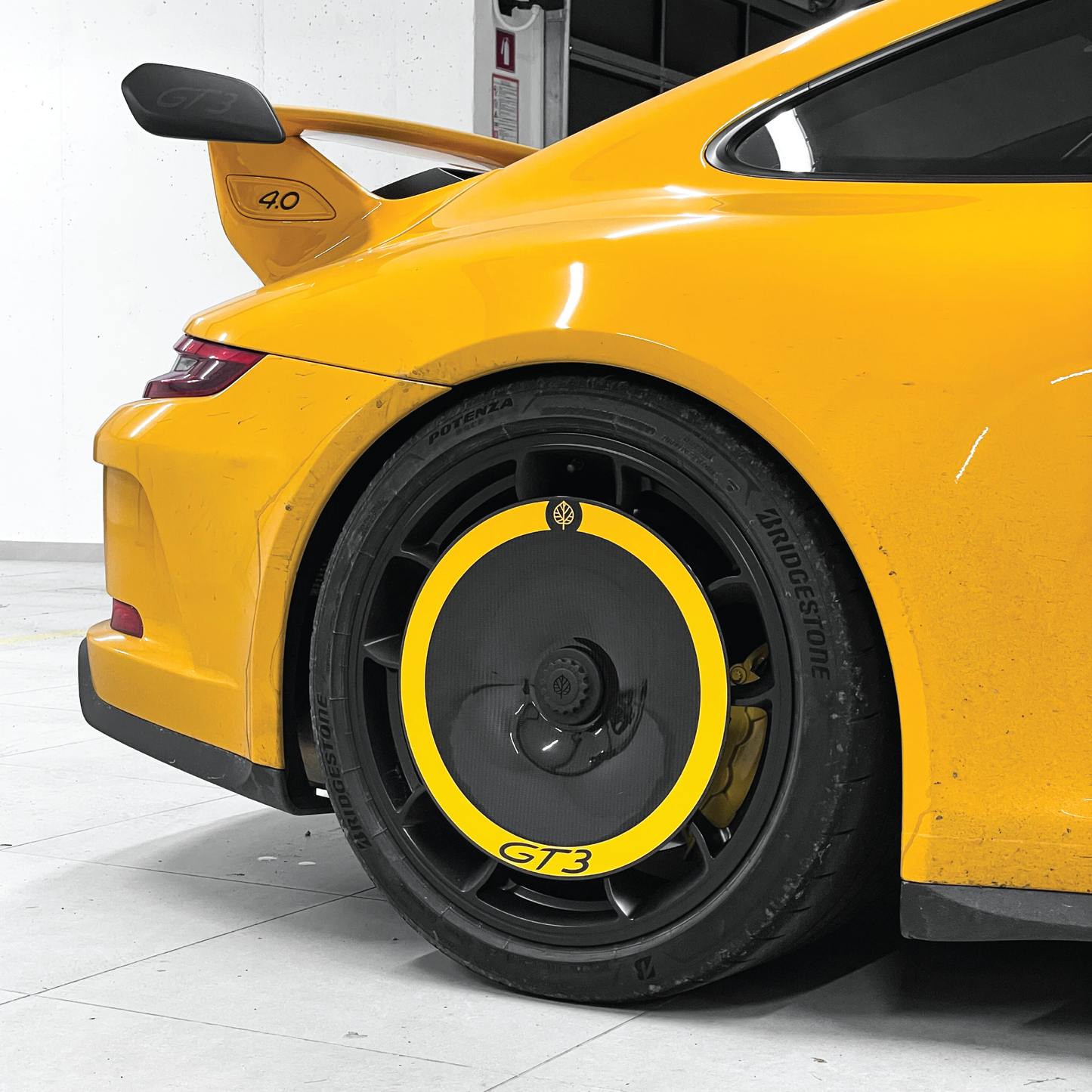 CARBON FIBER AERO DISCS [EVO] for Porsche 911 GT3 (991.2) - ALU wheels