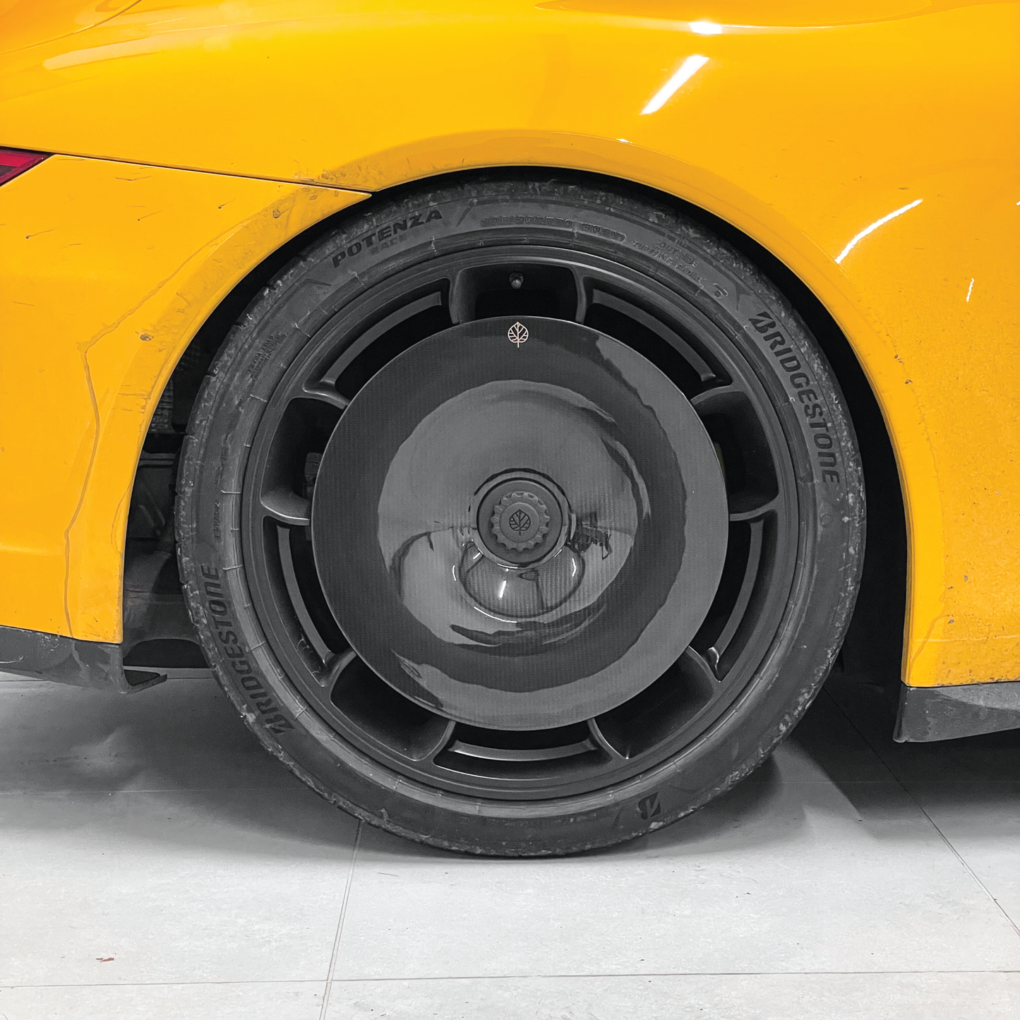 CARBON FIBER AERO DISCS [EVO] for Porsche 911 GT3 (991.2) - ALU wheels
