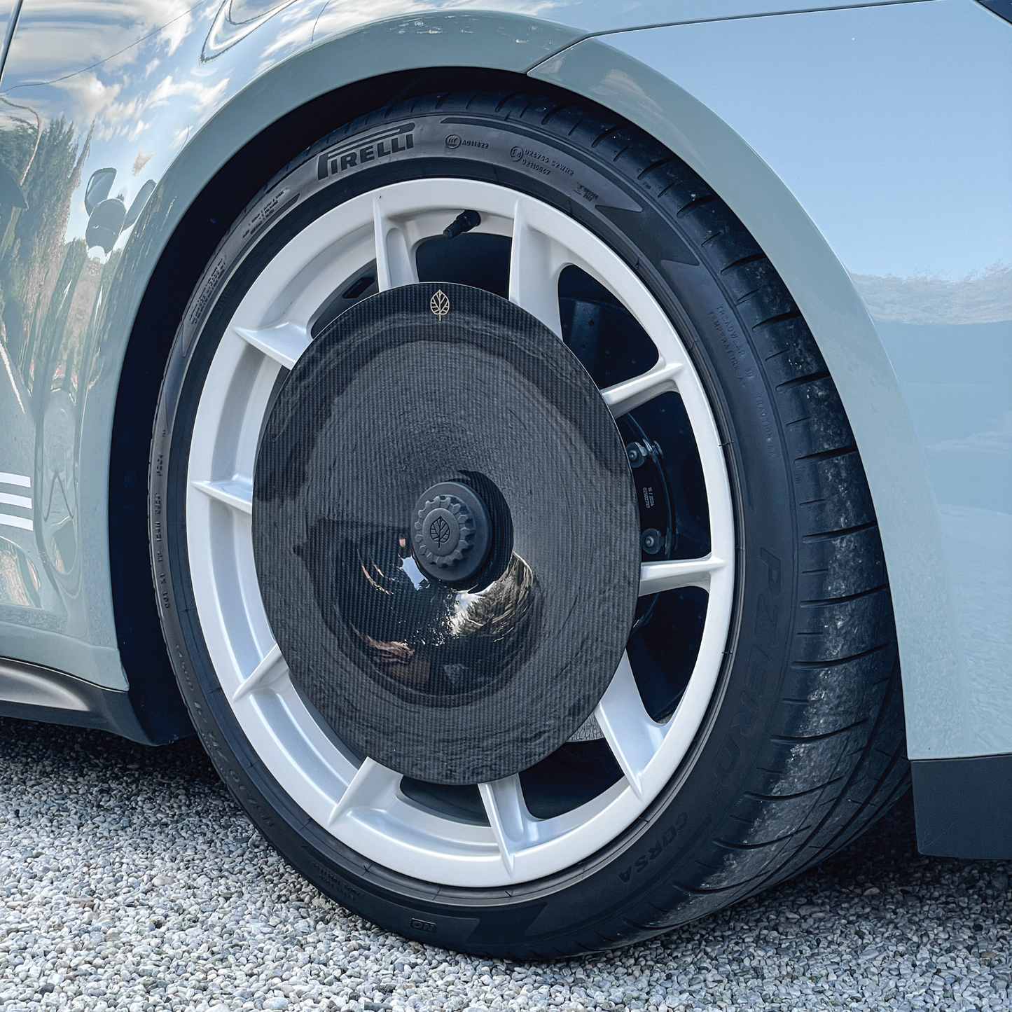 CARBON FIBER AERO DISCS [EVO] for Porsche 911 ST (992.1) - MAG wheels