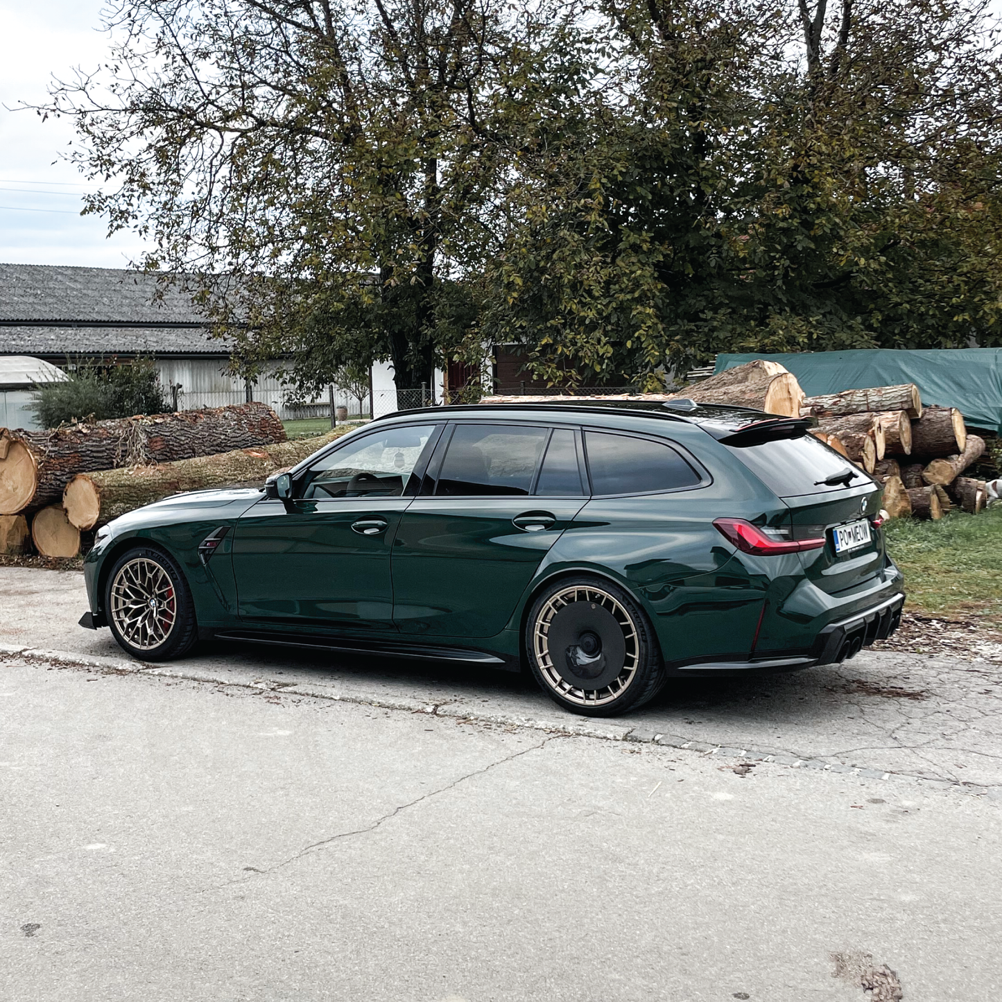 CARBON FIBER AERO DISCS [EVO] for BMW M3 & M4 (G80, G81, G82, G83) - Style 827 M wheels