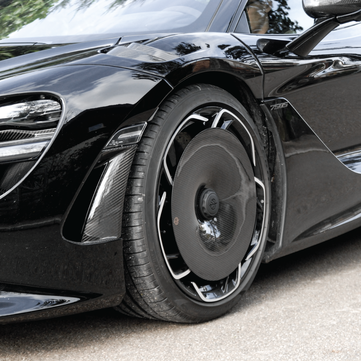 CARBON FIBER AERO DISCS [EVO] for McLaren 750s - Front wheels