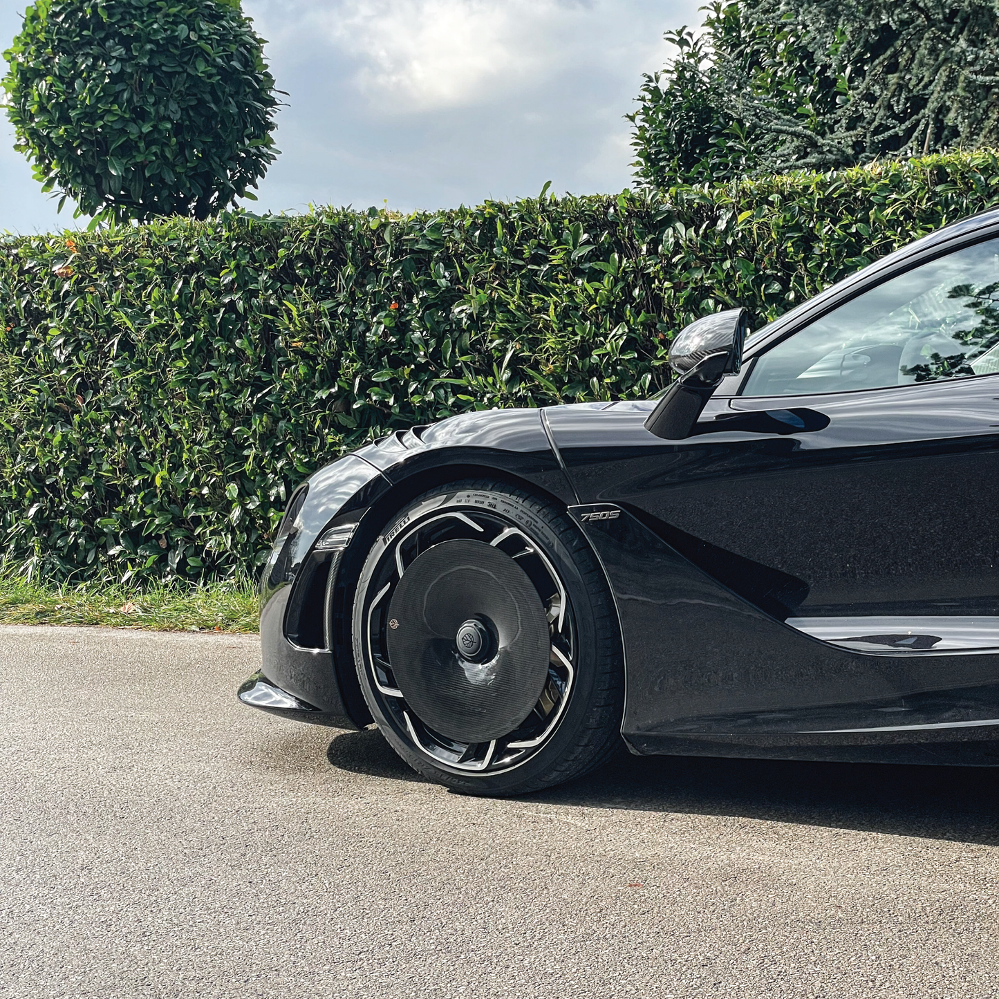 CARBON FIBER AERO DISCS [EVO] for McLaren 750s - Front wheels