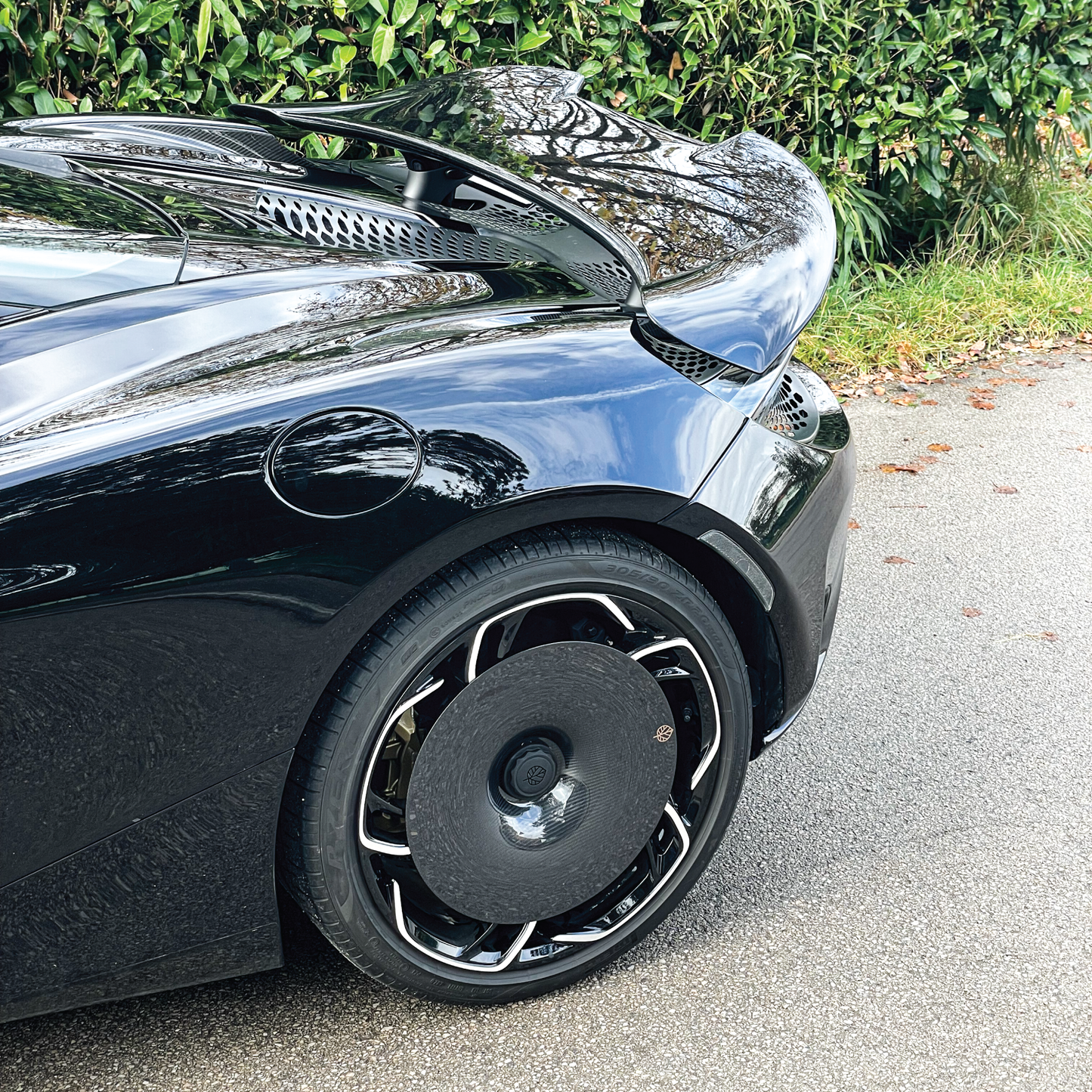 CARBON FIBER AERO DISCS [EVO] for McLaren 750s - Rear wheels