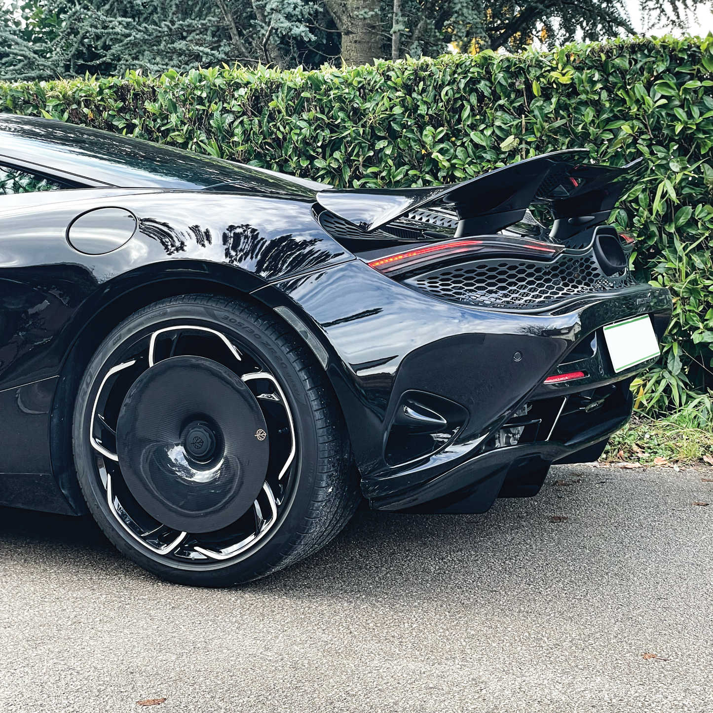 CARBON FIBER AERO DISCS [EVO] for McLaren 750s - Rear wheels