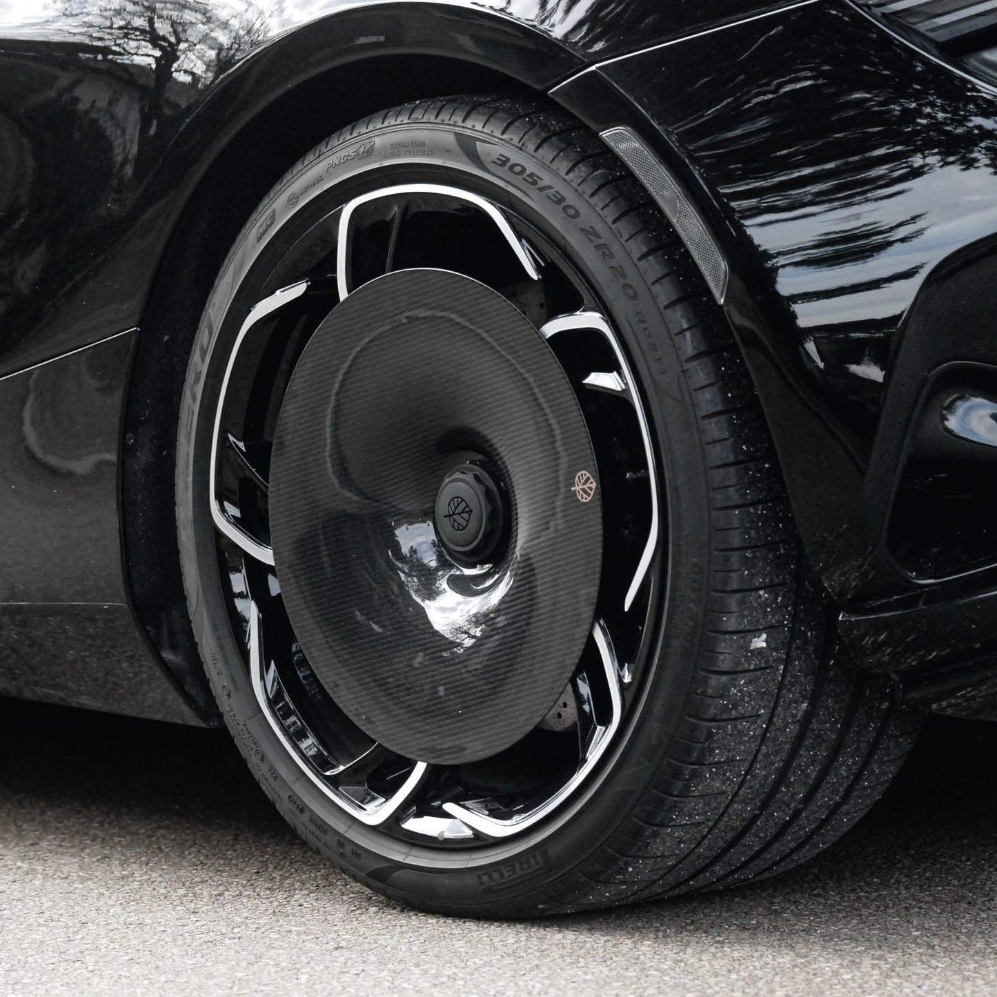 CARBON FIBER AERO DISCS [EVO] for McLaren 750s - Rear wheels