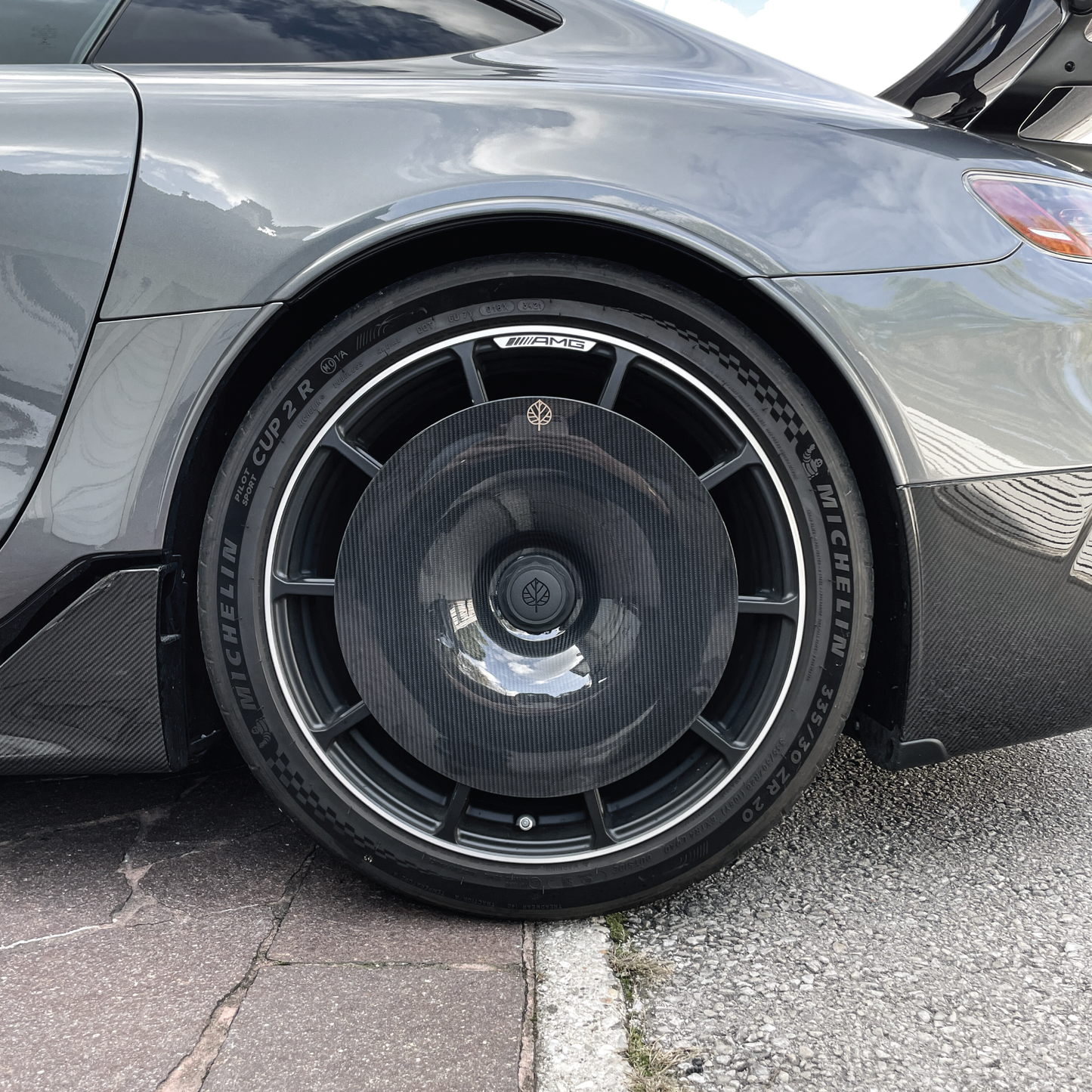 CARBON FIBER AERO DISCS [EVO] for Mercedes AMG GT Black Series