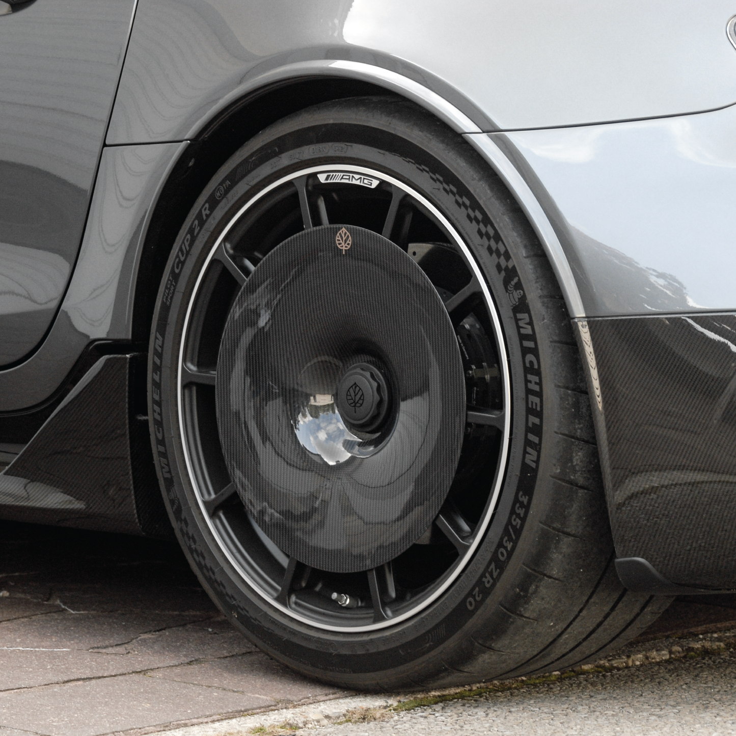 CARBON FIBER AERO DISCS [EVO] for Mercedes AMG GT Black Series