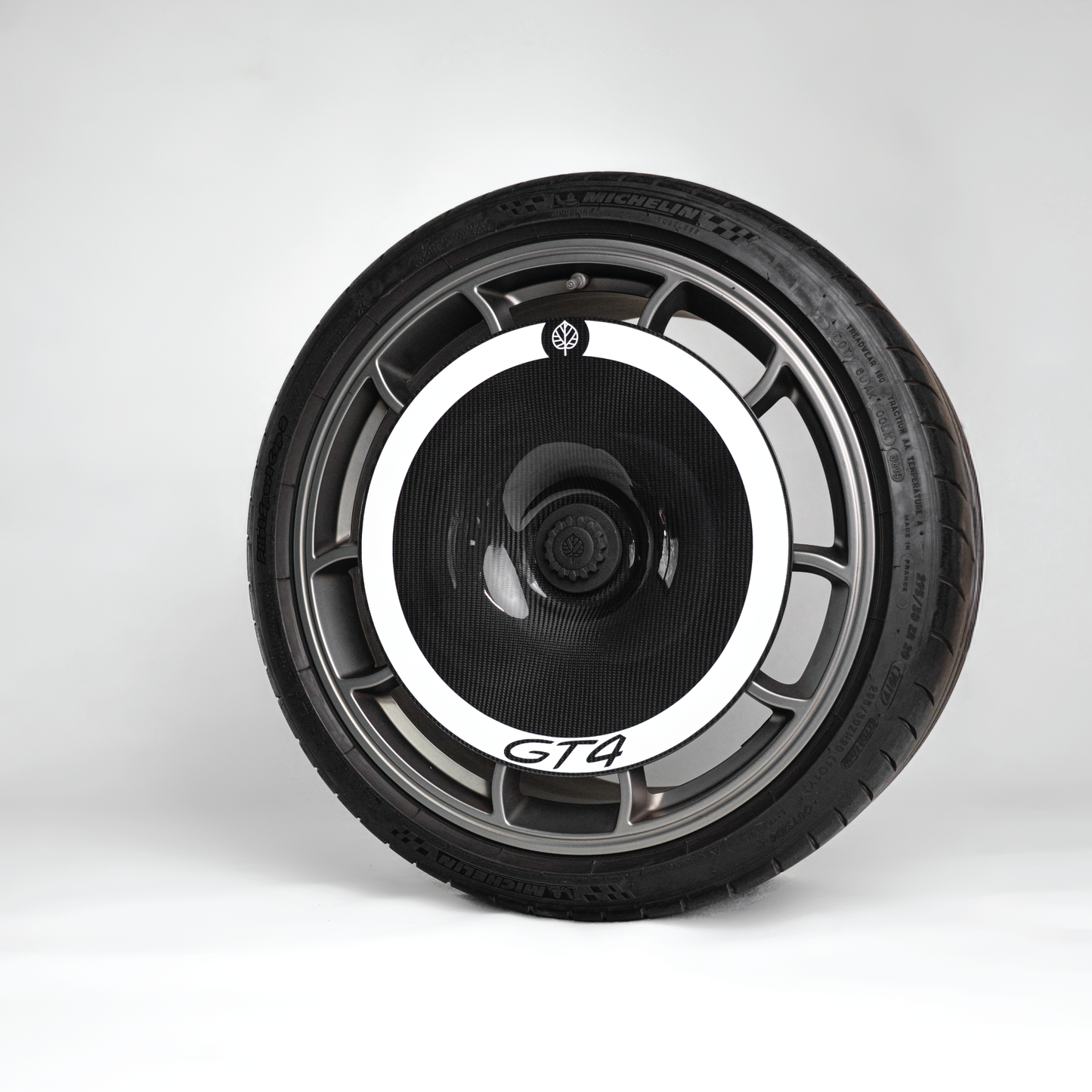 CARBON FIBER AERO DISCS [EVO] for Porsche Cayman GT4 (981) - ALU wheels