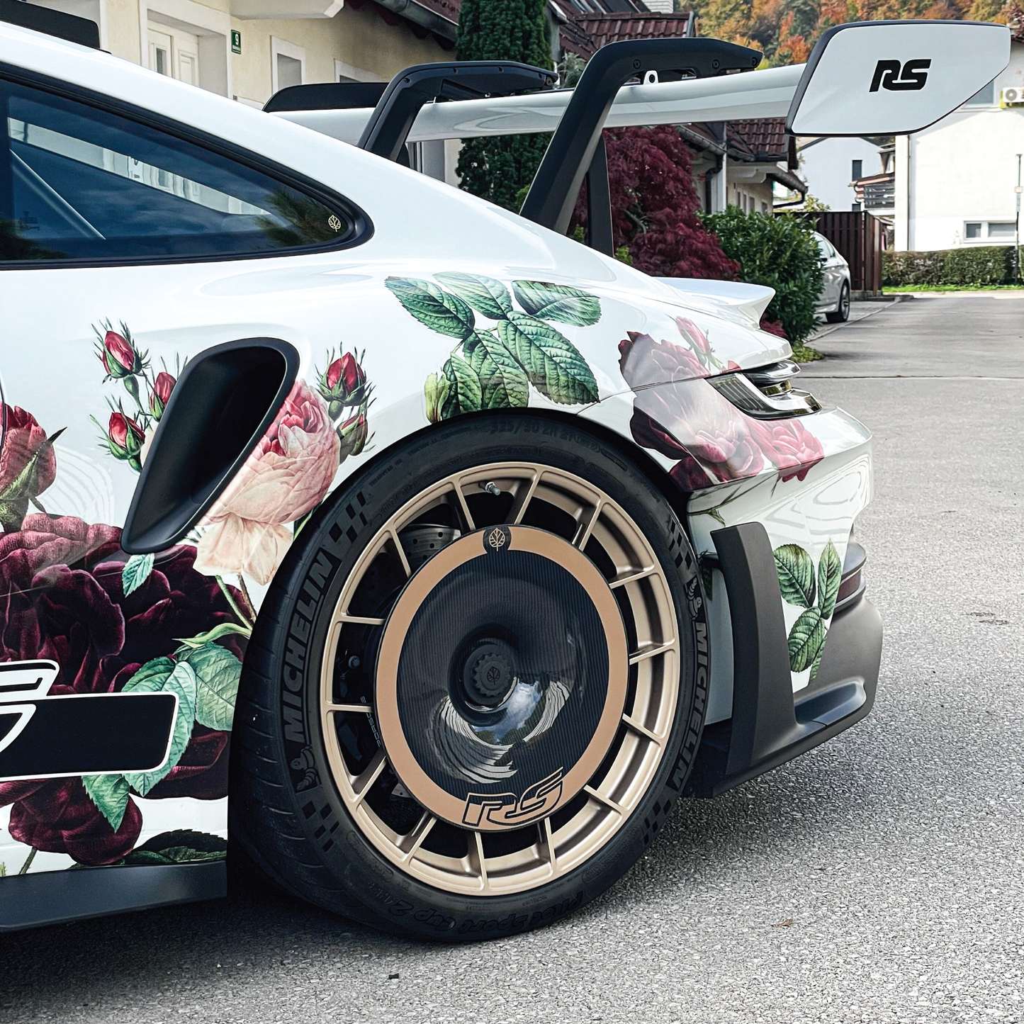 CARBON FIBER AERO DISCS [EVO] for Porsche 911 GT3 RS (992.1) - ALU wheels