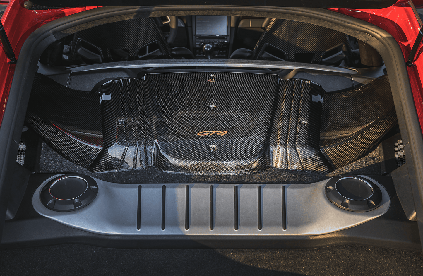 [ PRE-SALE DEPOSIT ] - Exclusive 1 of 10 - Porsche Cayman GT4 RS Style CARBON FIBER INTAKE - GOLD LEAF lightweight performance
