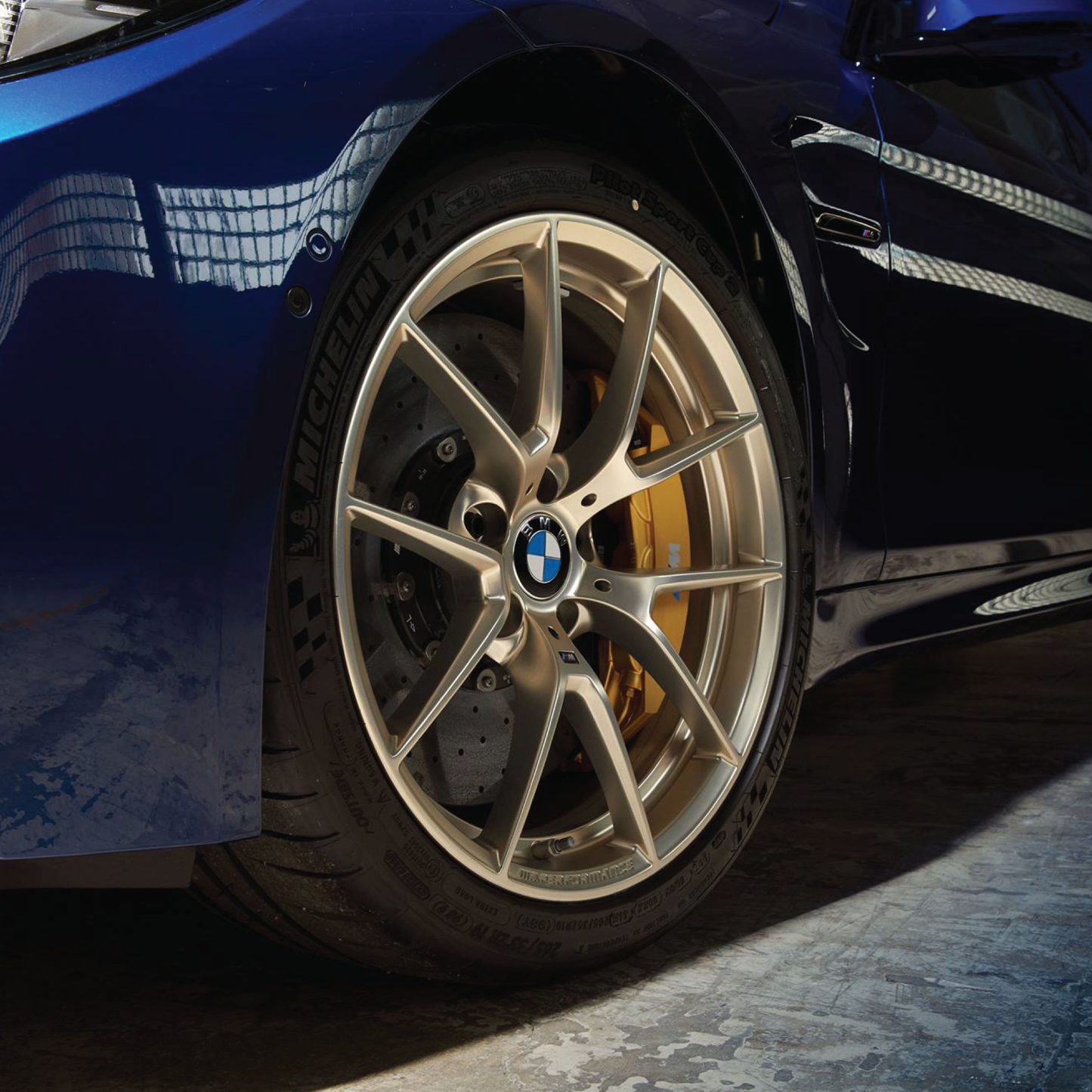 CARBON FIBER AERO DISCS [EVO] for BMW M2, M3 & M4 (F87, F80, F82) - Style 763M wheels