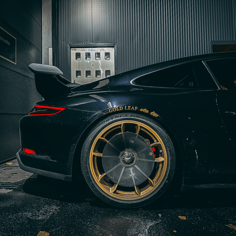 AERO DISCS for 991 GT3 - GOLD LEAF lightweight performance