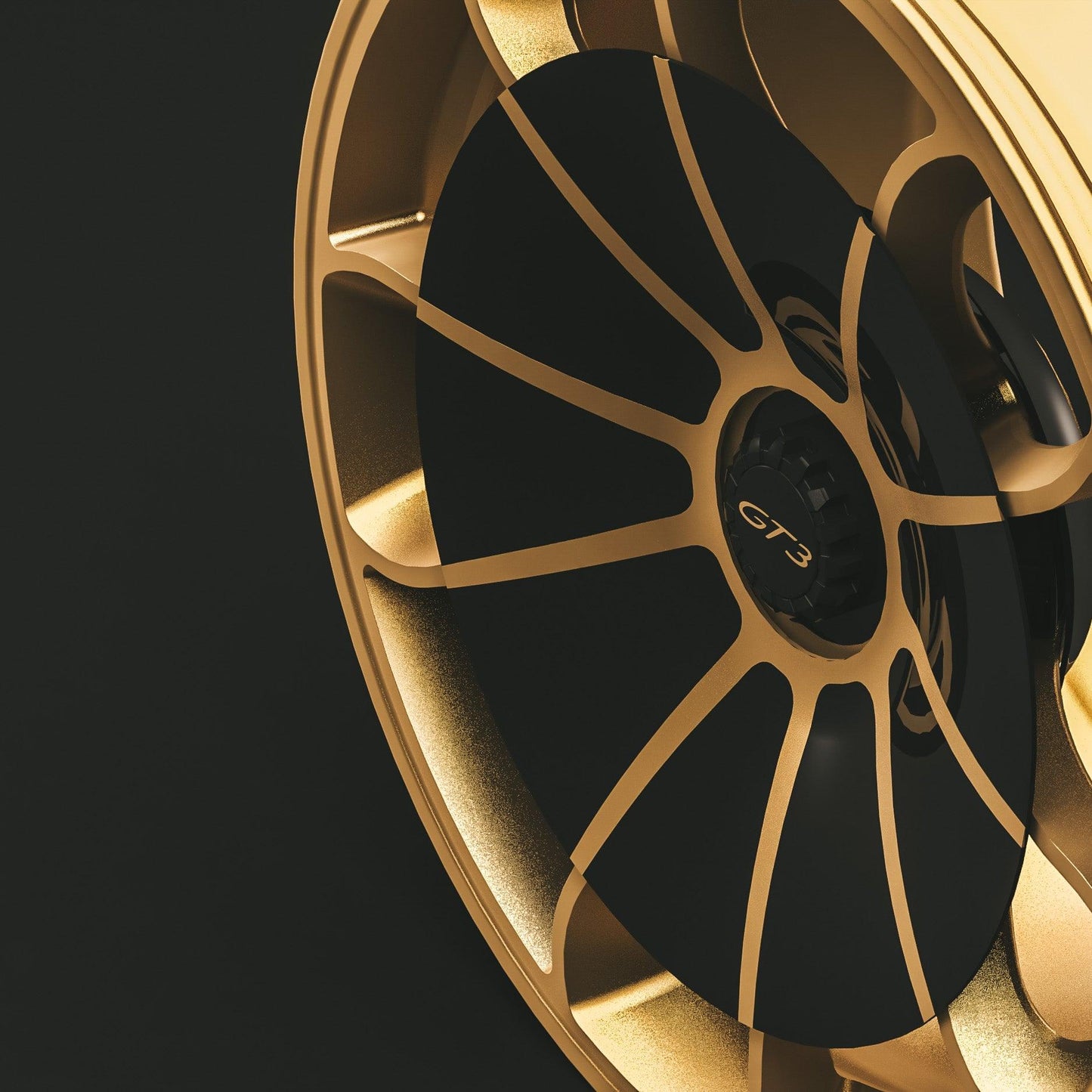 AERO DISCS for 991 GT3 - GOLD LEAF lightweight performance