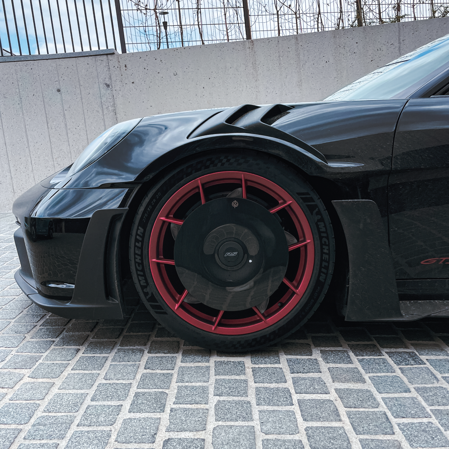 CARBON FIBER TURBOFANS [EVO] for Porsche 911 GT3 RS (992.1) - MAG wheels - Front