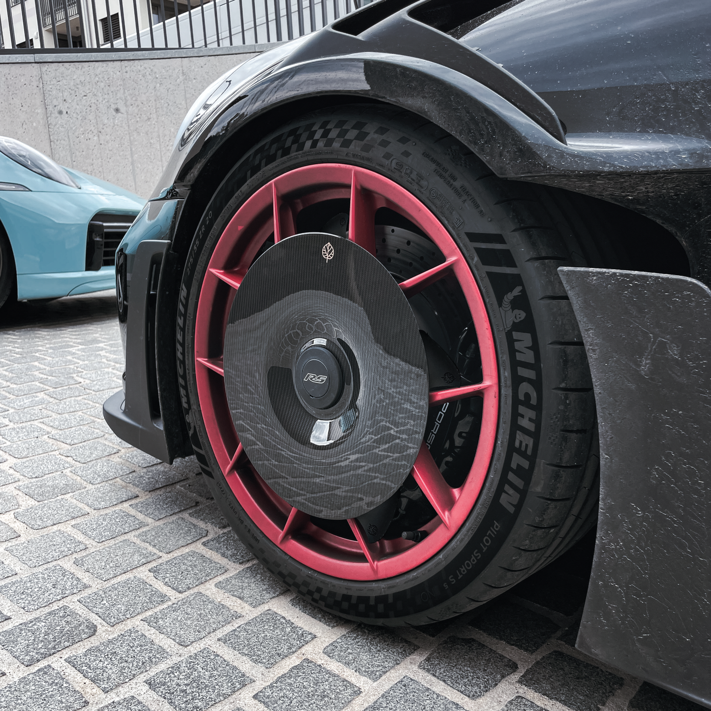 CARBON FIBER TURBOFANS [EVO] for Porsche 911 GT3 RS (992.1) - MAG wheels - Front
